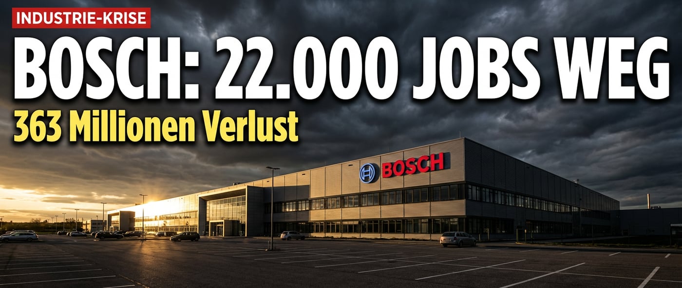 Bosch in der Todesspirale: 22.000 Arbeitsplätze geopfert – und ein ganzer Industriestandort wankt
