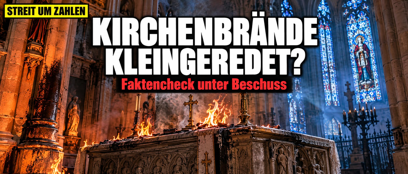 Brennende Kirchen, kleingeredet? Tagesschau-Faktencheck unter Beschuss