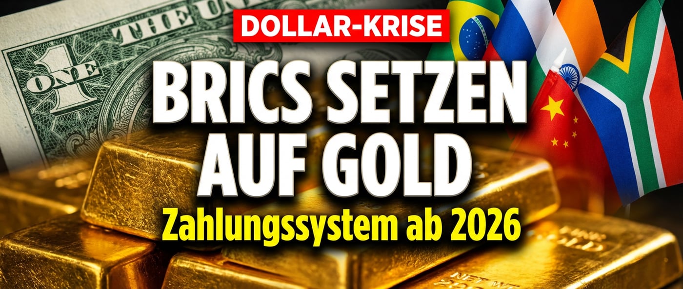 BRICS-Staaten schmieden Finanzwaffe gegen den Dollar – und Gold könnte die Schlüsselrolle spielen