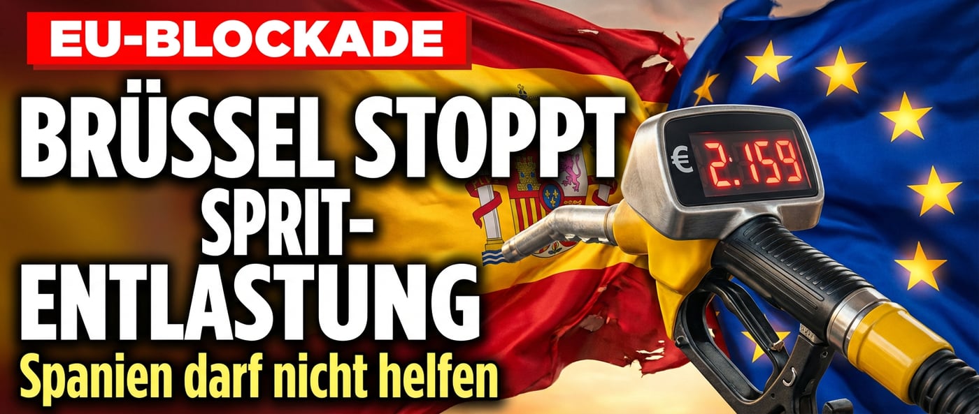 Brüssel gegen Madrid: EU verbietet Spanien die Entlastung seiner Bürger an der Zapfsäule