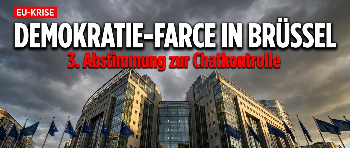Brüsseler Demokratie-Farce: EU-Parlament stimmt zum dritten Mal über Chatkontrolle ab