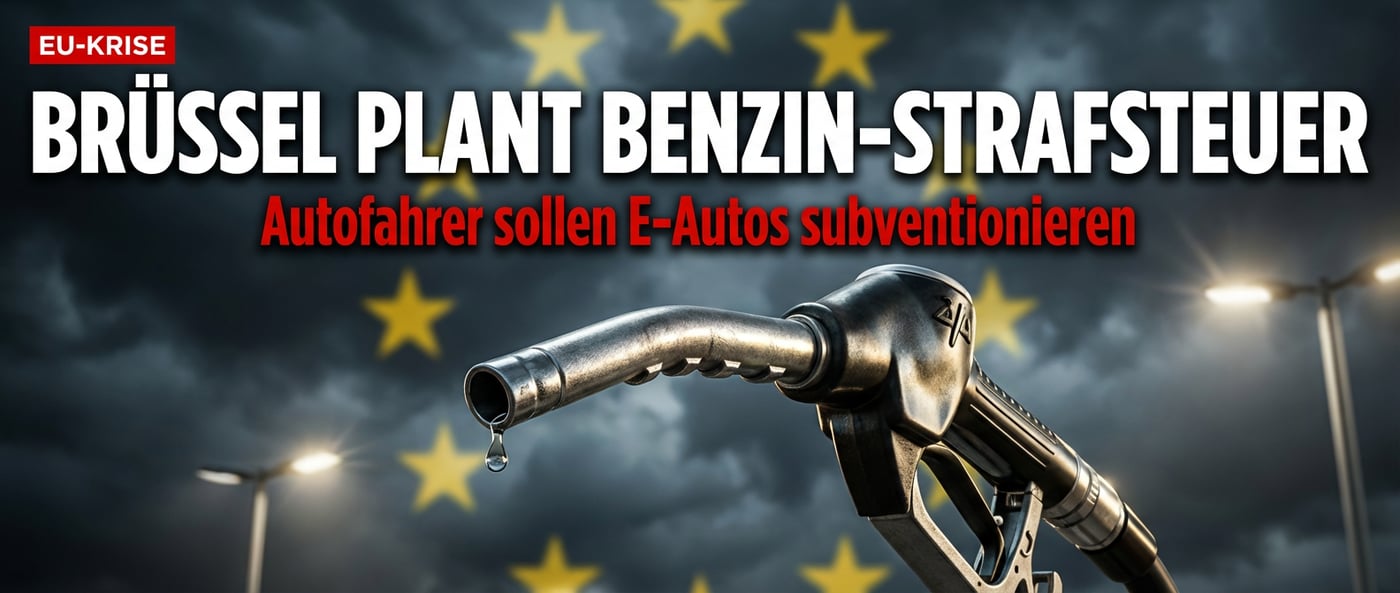 Brüsseler Strafsteuer auf Benzin: Wie die EU den Autofahrer zur Kasse bitten will
