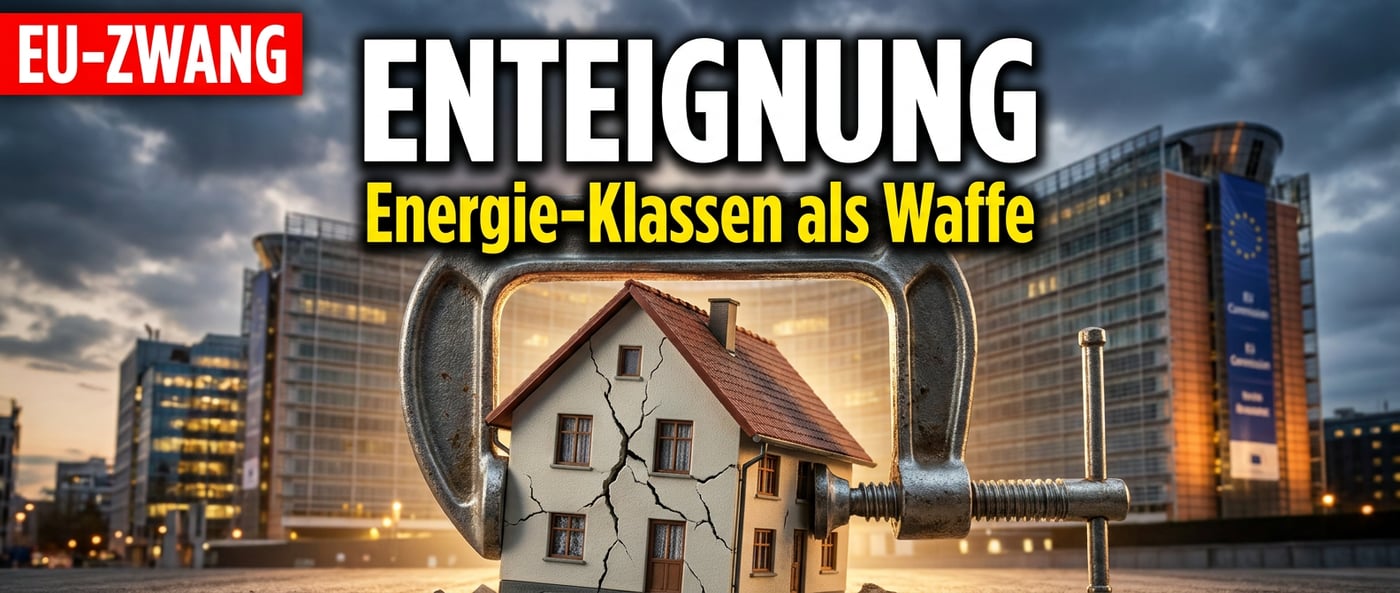 Brüsseler Wohnungsdiktat: Wie die EU mit Energieklassen die kalte Enteignung vorantreibt