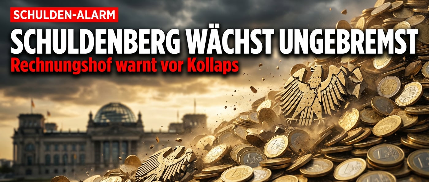 Bundesrechnungshof schlägt Alarm: Deutschlands Schuldenberg wächst ungebremst