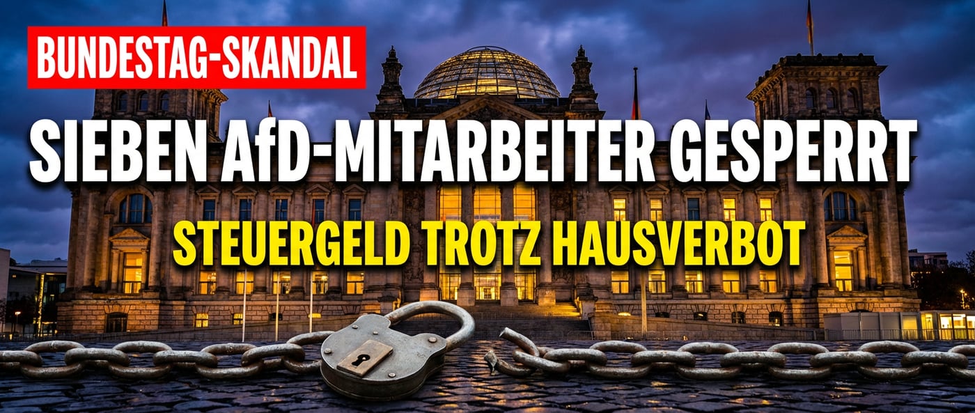 Bundestag sperrt sieben AfD-Mitarbeiter aus – Klöckner will Steuergeld-Schlupfloch schließen