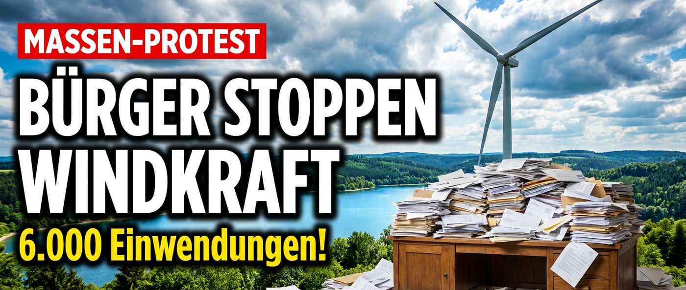 Bürger wehren sich: 6.000 Einwendungen bringen Windkraft-Planungen in der Seenplatte zum Erliegen