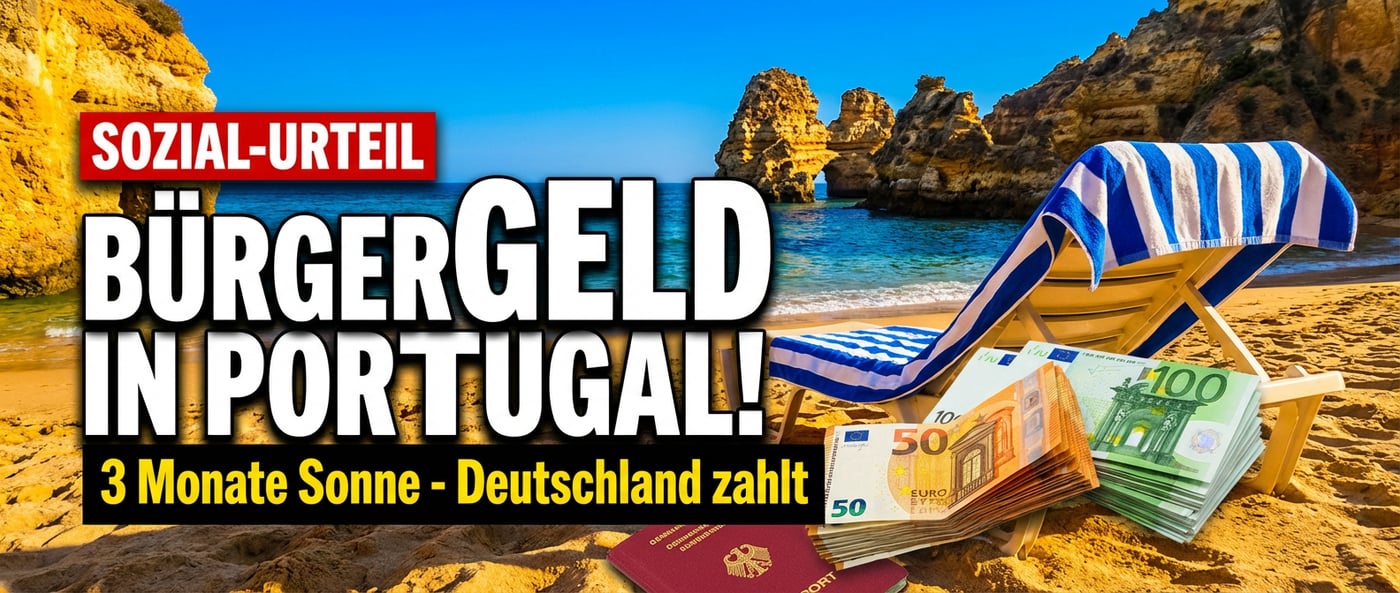 Bürgergeld aus der Ferne: Gericht erlaubt Sozialleistungen trotz monatelangem Portugal-Aufenthalt