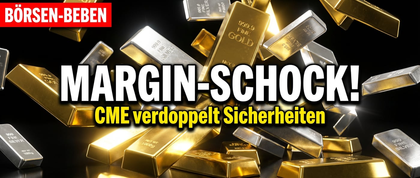CME erhöht Sicherheitsleistungen für Gold und Silber nach historischem Preissturz