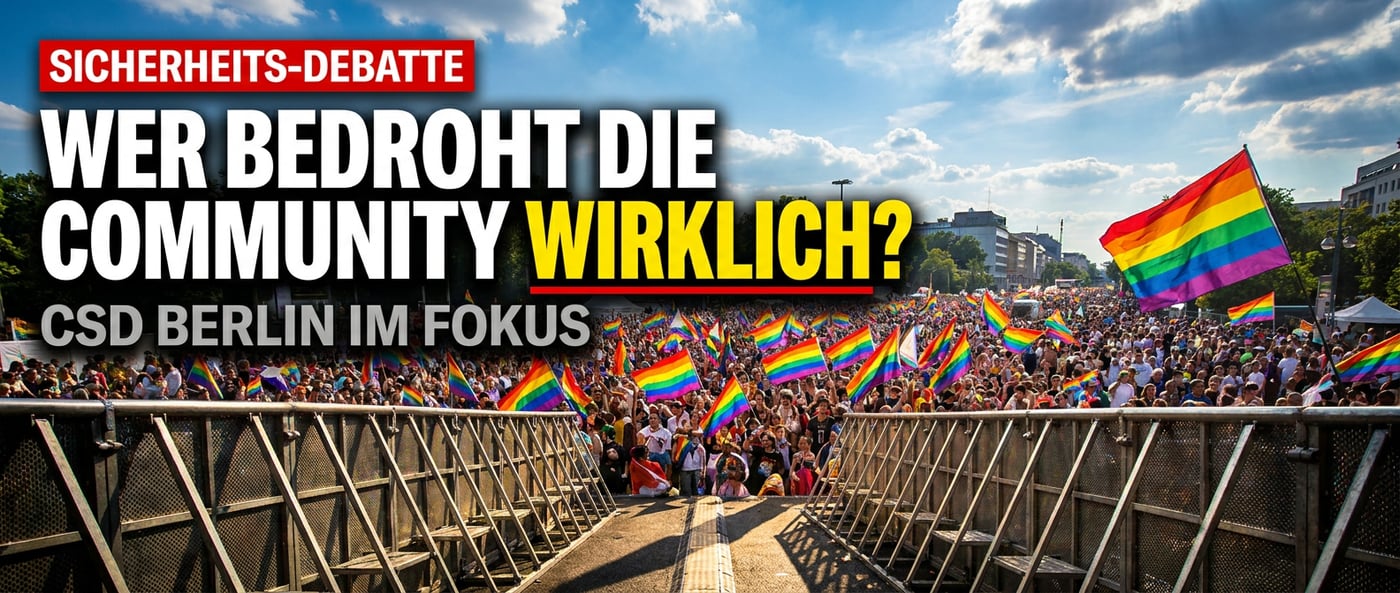 CSD in Berlin: Wenn die Angst-Rhetorik den wahren Bedroher der Community verschweigt