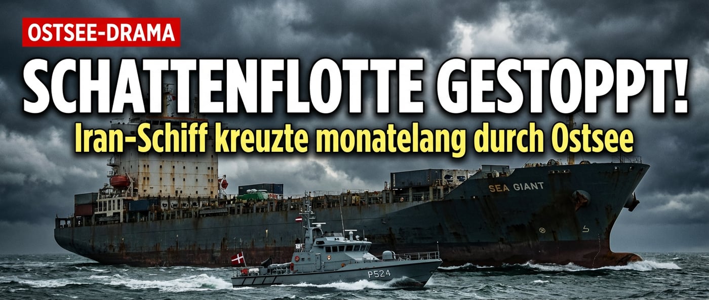 Dänische Marine stoppt iranisches Schattenflotten-Schiff – Eskalation im Ostseeraum