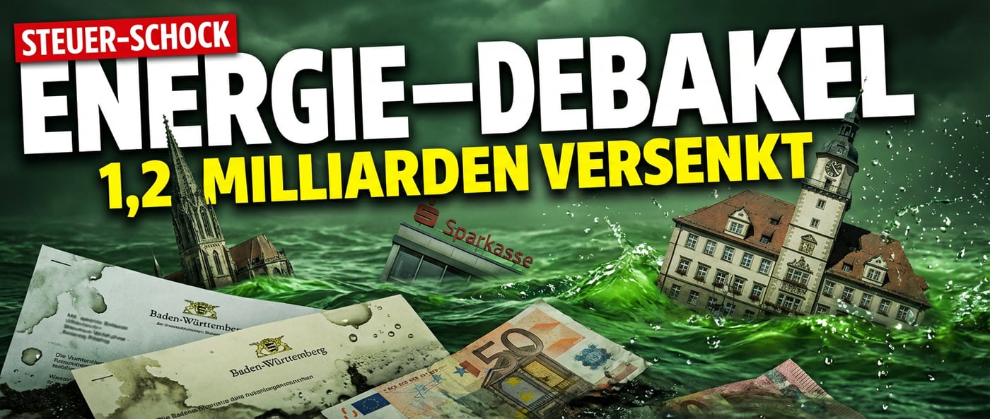 Das EnBW-Milliarden-Debakel: Wie Sparkassen, Kommunen und Kirchengeld im grünen Energiesumpf versinken