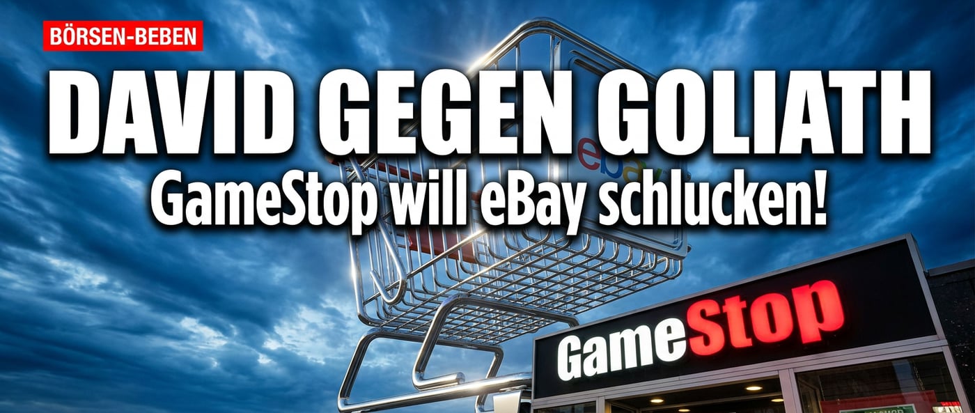 David gegen Goliath an der Wall Street: GameStop greift nach eBay
