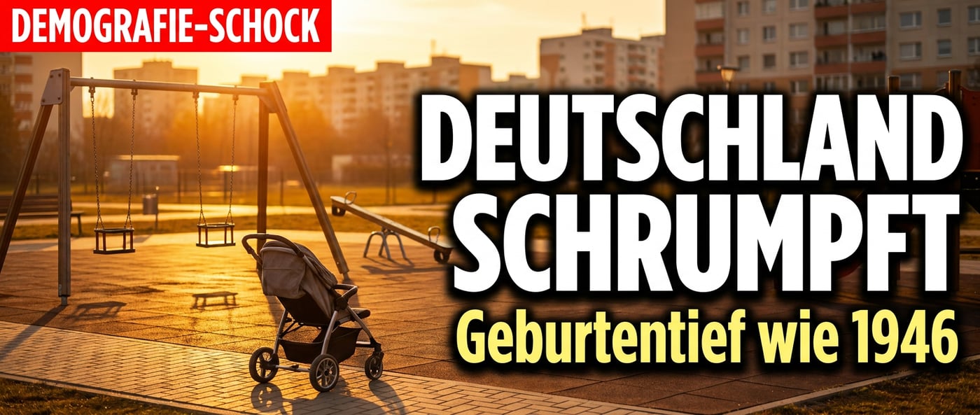 Demografisches Erdbeben: Deutschland erlebt Geburtentief wie zuletzt in Trümmerzeiten