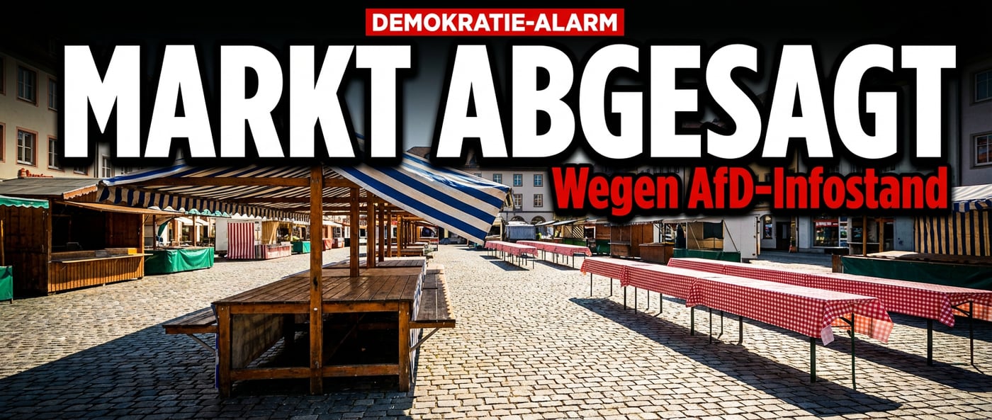 Demokratie nach Gutsherrenart: Gemeinde streicht Monatsmarkt, um AfD-Stand zu verhindern