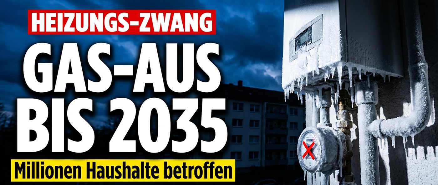 Der Gashahn wird zugedreht: Wie deutsche Großstädte Millionen Bürger in die Heizungs-Zwangsumstellung treiben