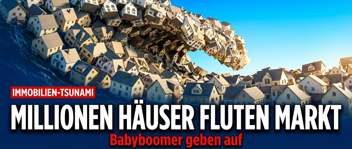 Der „Silver Tsunami": Wenn Millionen Babyboomer-Häuser den Markt fluten