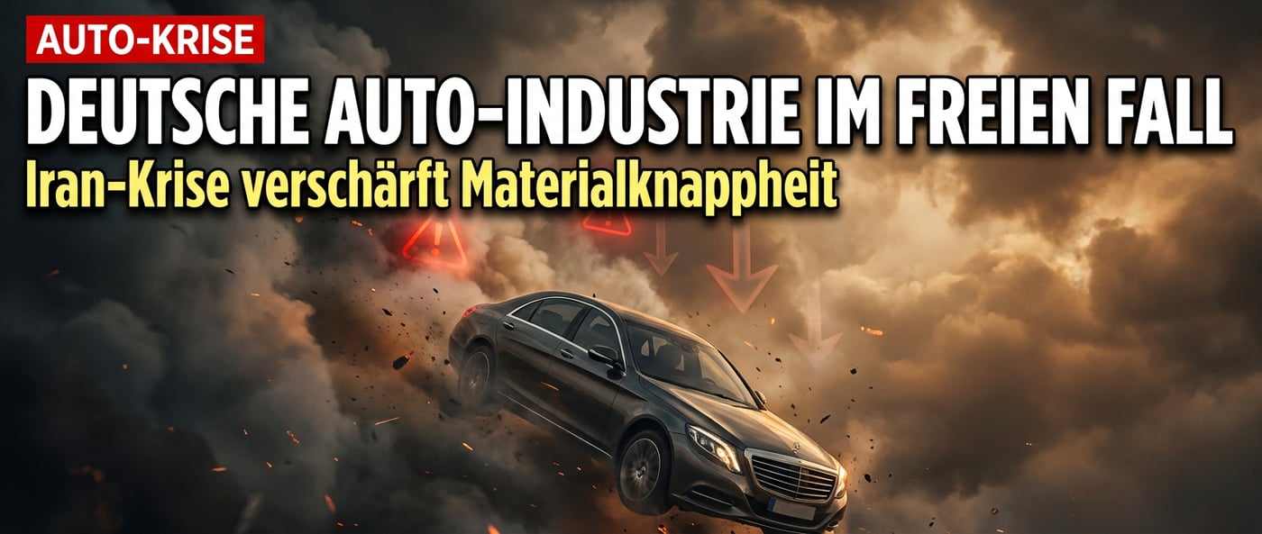 Deutsche Autoindustrie im freien Fall: Iran-Krise versetzt der Schlüsselbranche den nächsten Stoß