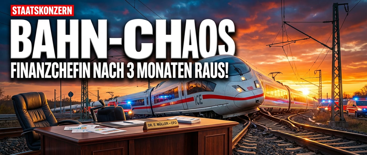 Deutsche Bahn: Finanzchefin nach nur drei Monaten geschasst – das nächste Kapitel im Staatskonzern-Desaster