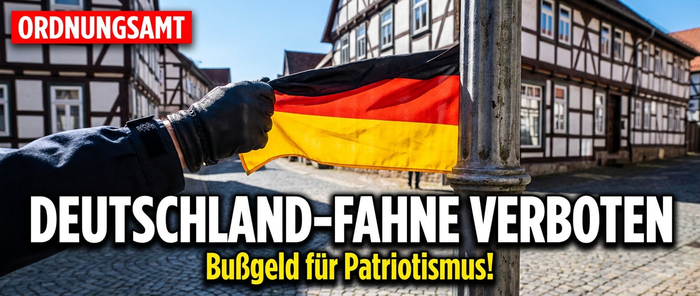 Deutschlandfahnen als Ordnungswidrigkeit: Wenn Patriotismus zum Bußgeldtatbestand wird