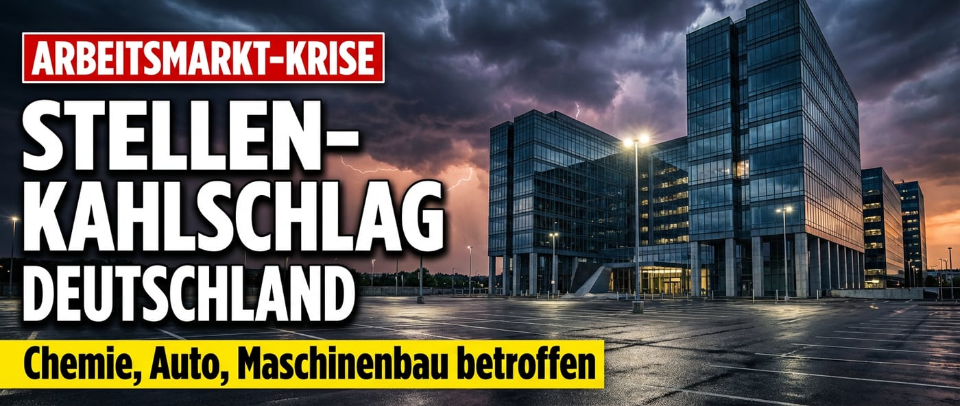 Deutschlands Arbeitsmarkt im freien Fall: Unternehmen streichen weiter massiv Stellen