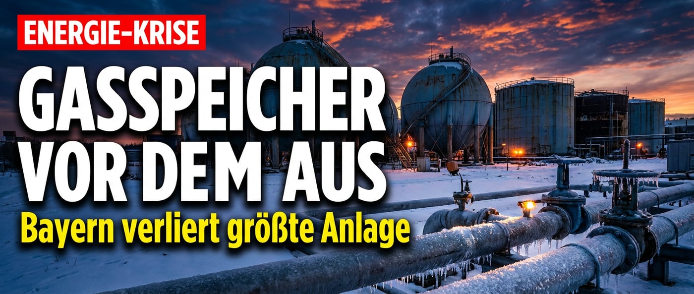 Deutschlands Energiesicherheit am Abgrund: Drittgrößter Gasspeicher vor dem Aus