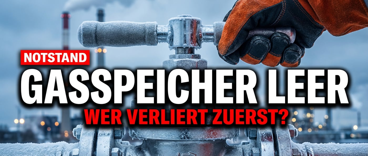 Deutschlands Gasspeicher am Limit: Wem dreht der Staat zuerst den Hahn ab?