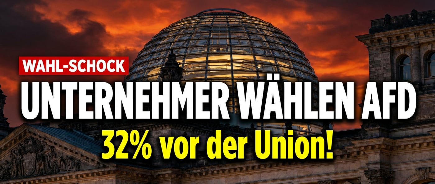 Deutschlands Unternehmer verlieren das Vertrauen in die Regierung: AfD wird zur stärksten Kraft