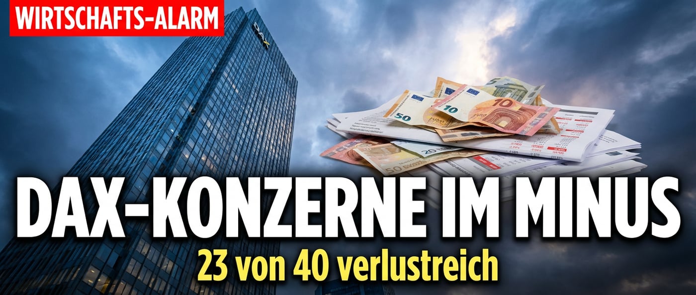 Deutschlands Wirtschaftsstandort im freien Fall: DAX-Konzerne machen hierzulande nur noch Verluste