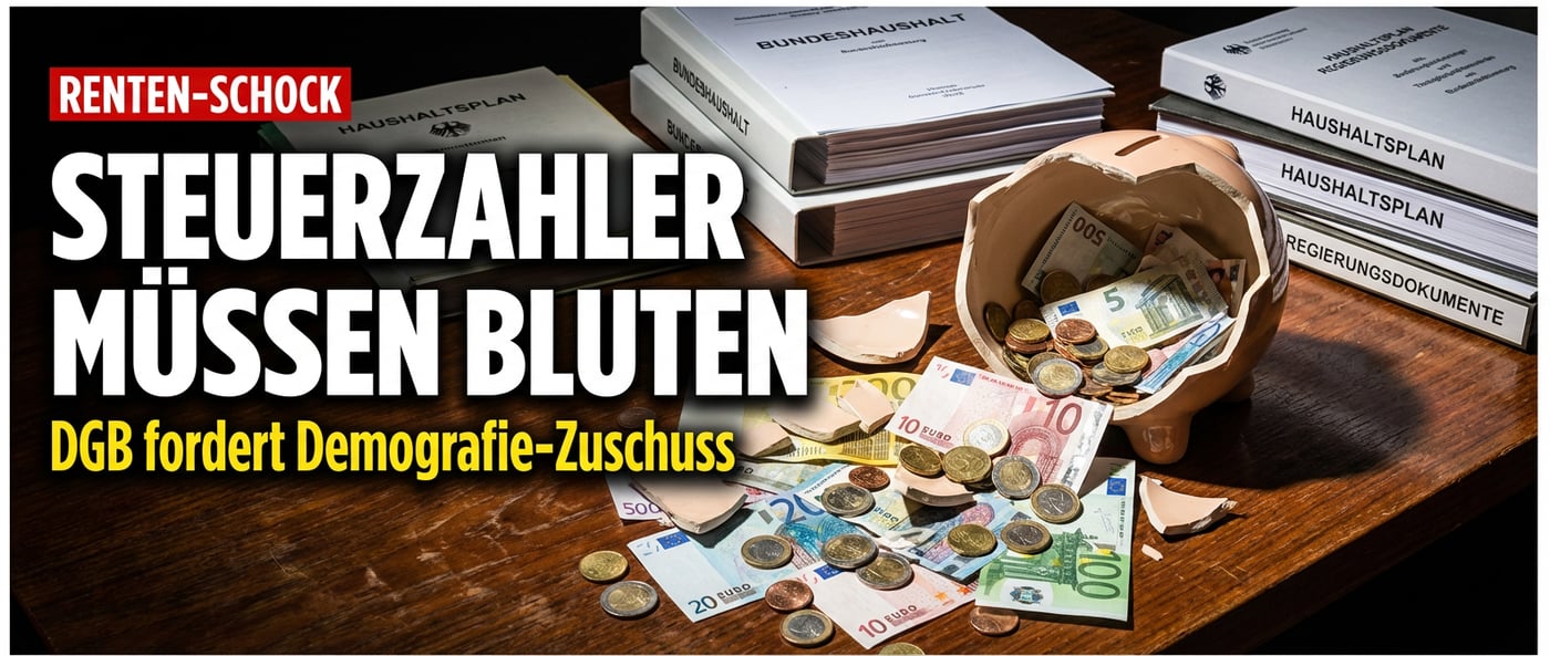 DGB fordert dreiste Umverteilung: Steuerzahler sollen für Boomer-Renten bluten