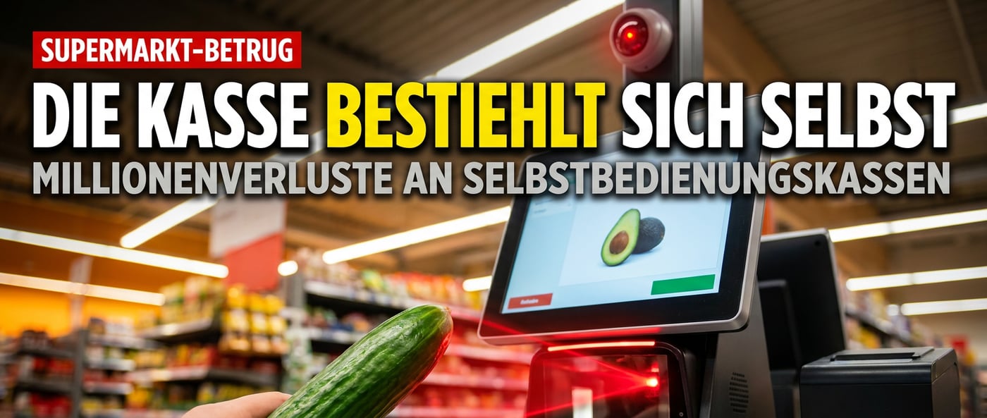 Die Kasse, die sich selbst bestiehlt: Wie Supermärkte an ihrer eigenen Sparidee scheitern