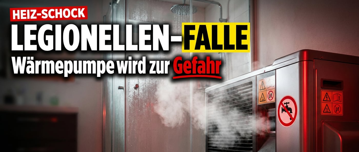 Die Legionellen-Falle: Wie das grüne Heizwunder Wärmepumpe an der eigenen Physik scheitert