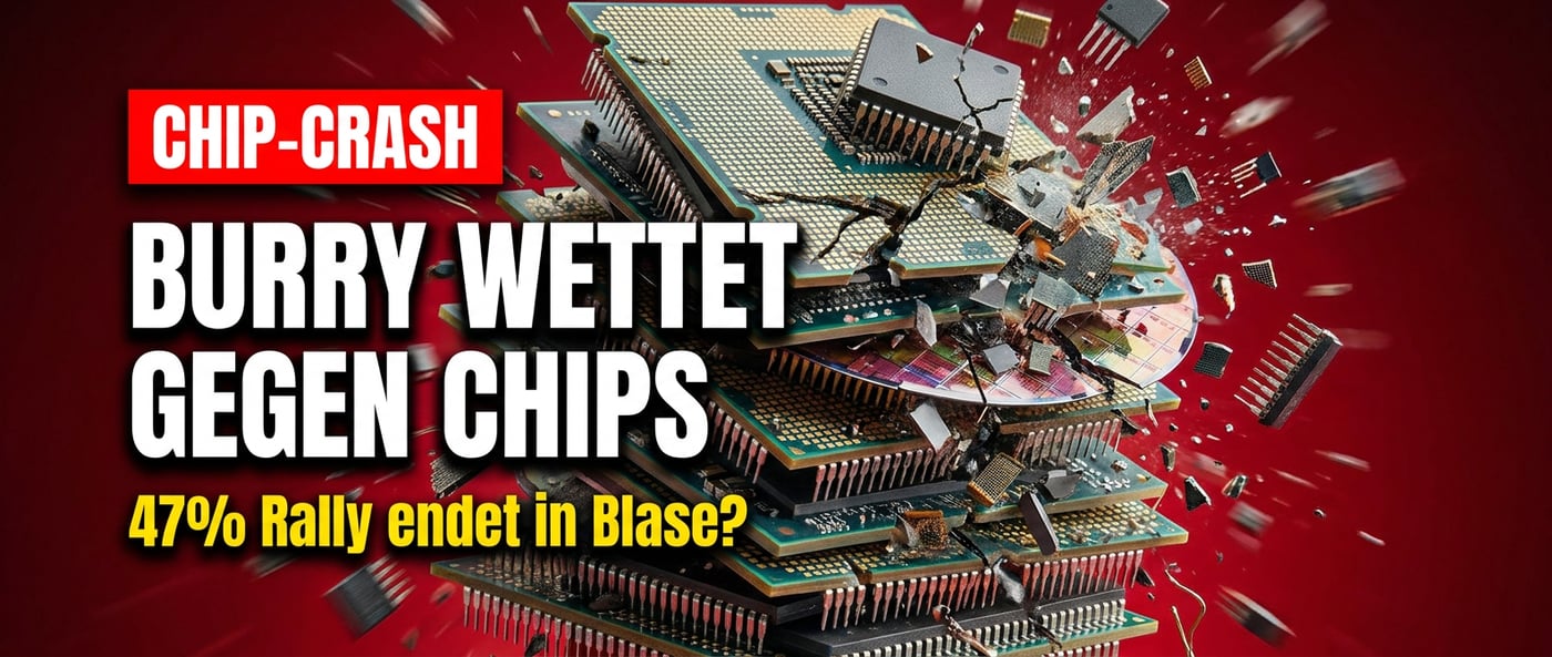 Die Wette des "Big Short"-Stars: Michael Burry sieht Chip-Blase platzen