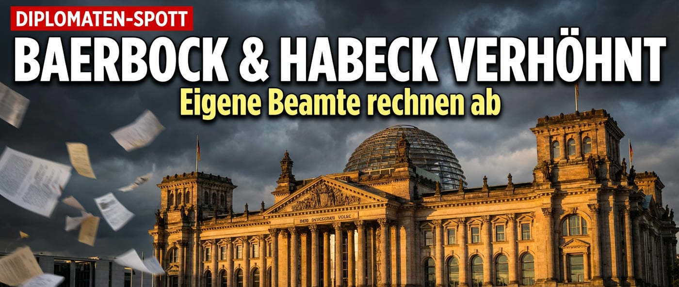 Diplomaten-Spott: Mitarbeiter des Auswärtigen Amtes rechnen mit Baerbock und Habeck ab