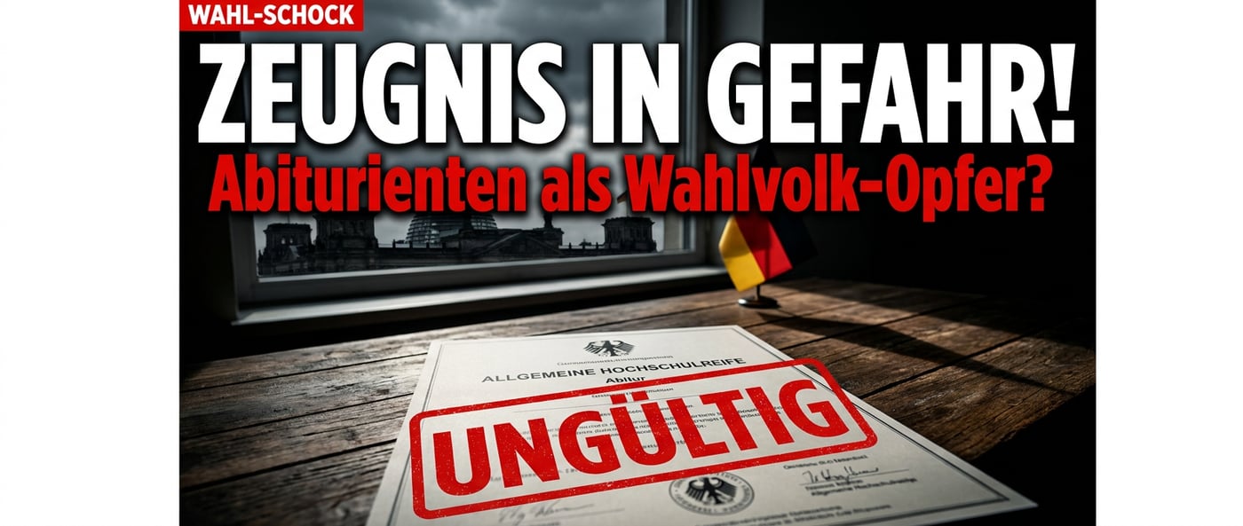 Drohung gegen Schüler: Verlieren Abiturienten ihr Zeugnis, wenn das „falsche" Volk wählt?