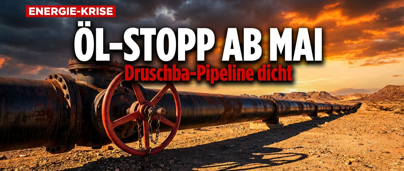 Druschba-Schock: Moskau dreht Berlin ab Mai erneut den Ölhahn zu