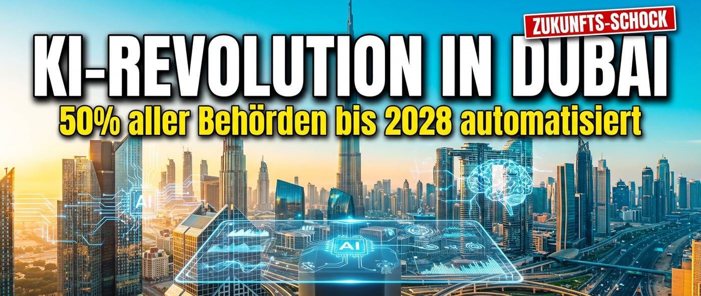 Dubai zündet die KI-Rakete: 50 Prozent aller Behörden bis 2028 unter Kontrolle künstlicher Intelligenz