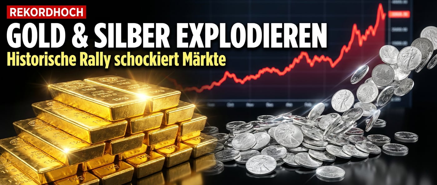 Edelmetall-Rally erreicht historische Dimensionen: Gold und Silber im Höhenflug