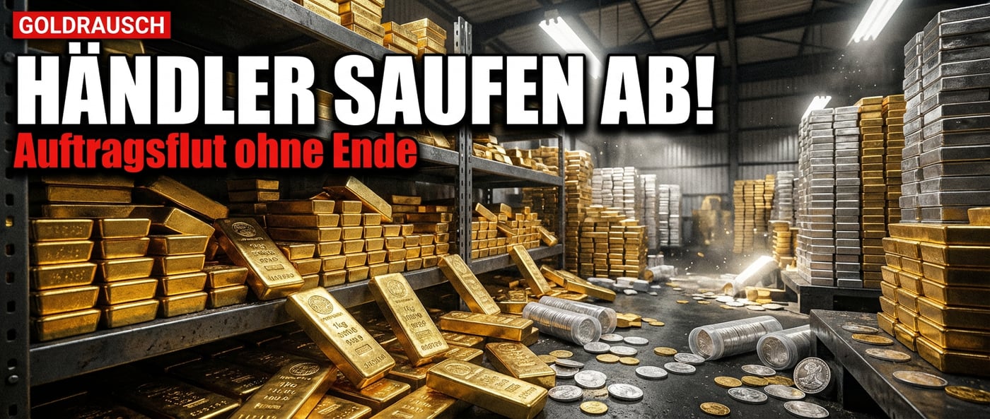 Edelmetallmarkt am Limit: Händler versinken in Auftragsflut