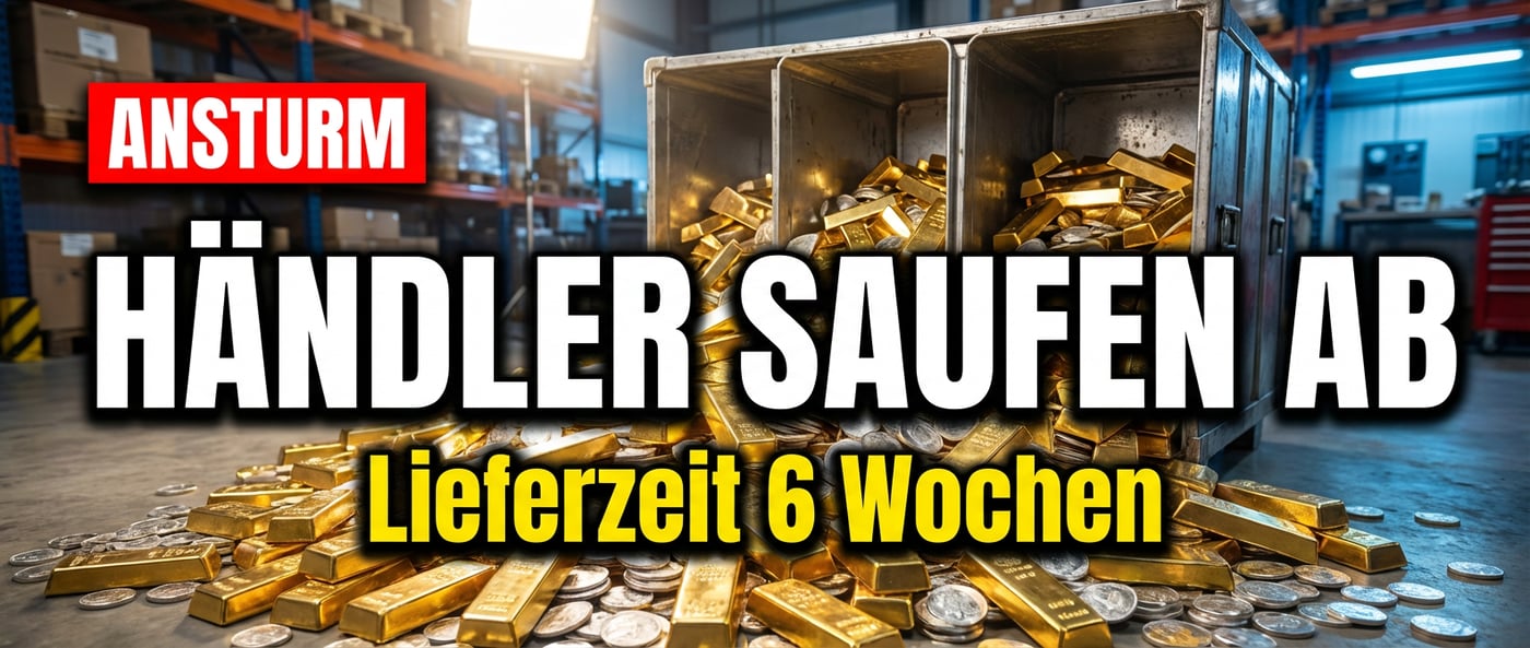 Edelmetallmarkt am Limit: Händler versinken in Auftragsflut