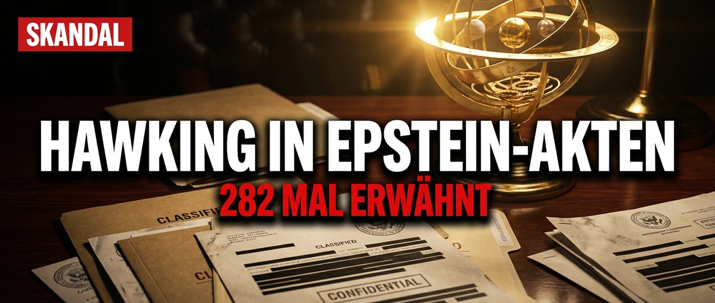 Epstein-Akten enthüllen: Starphysiker Stephen Hawking bis zu 282 Mal erwähnt