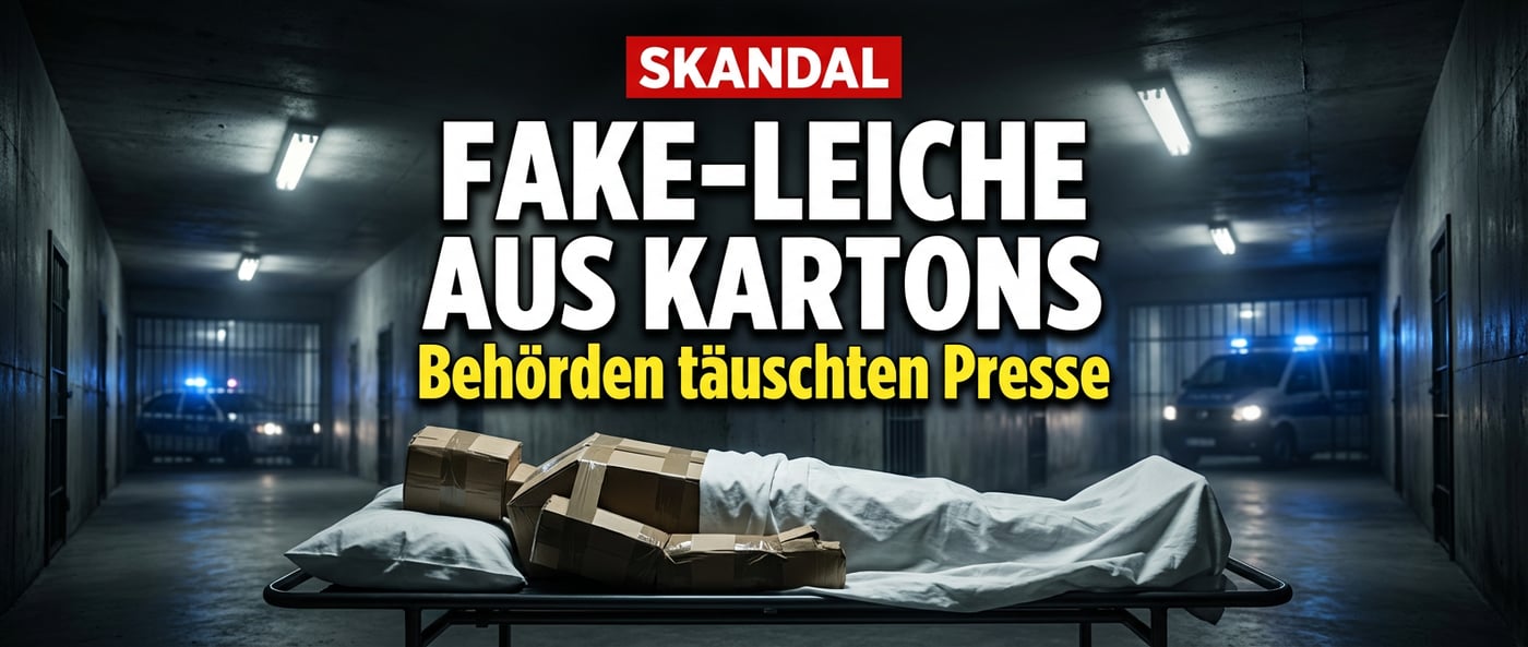 Epstein-Skandal: Behörden täuschten Medien mit Attrappe aus Kartons und Laken