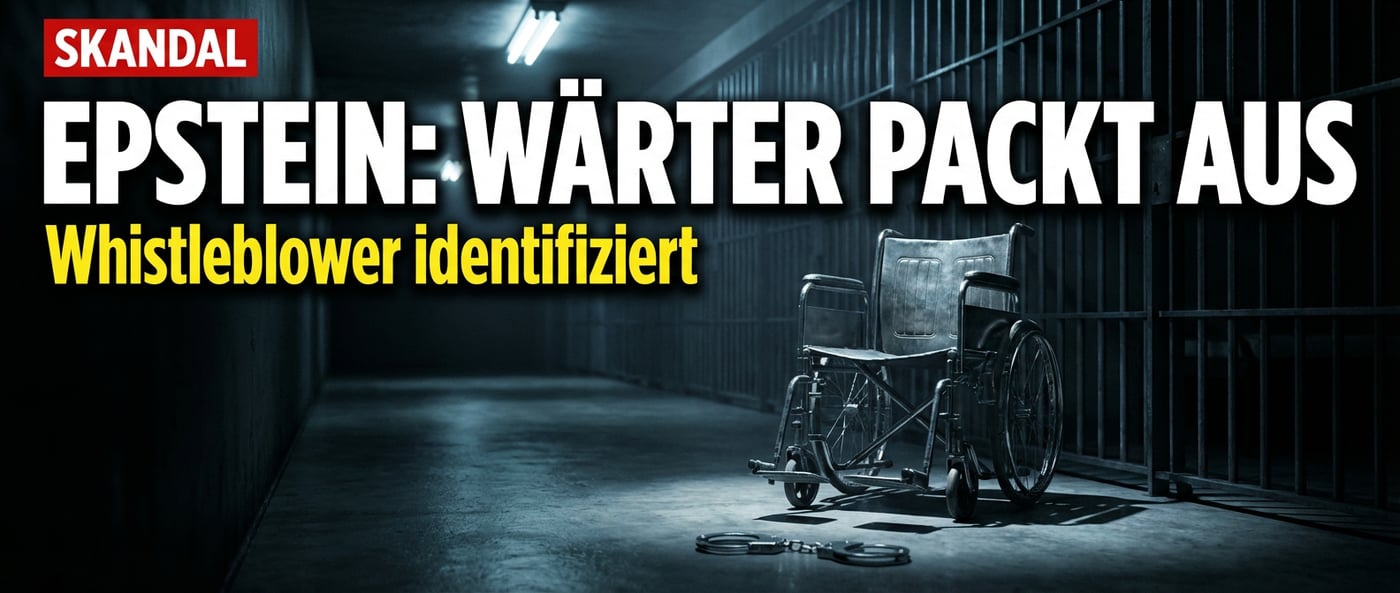 Epstein-Skandal: Gefängniswärter entpuppt sich als anonymer Whistleblower