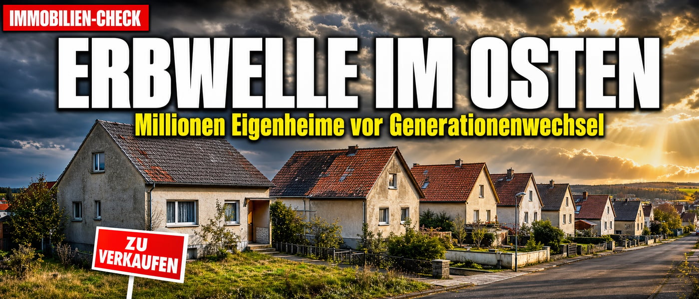 Erbwelle im Osten: Stürzen jetzt die Hauspreise ins Bodenlose?