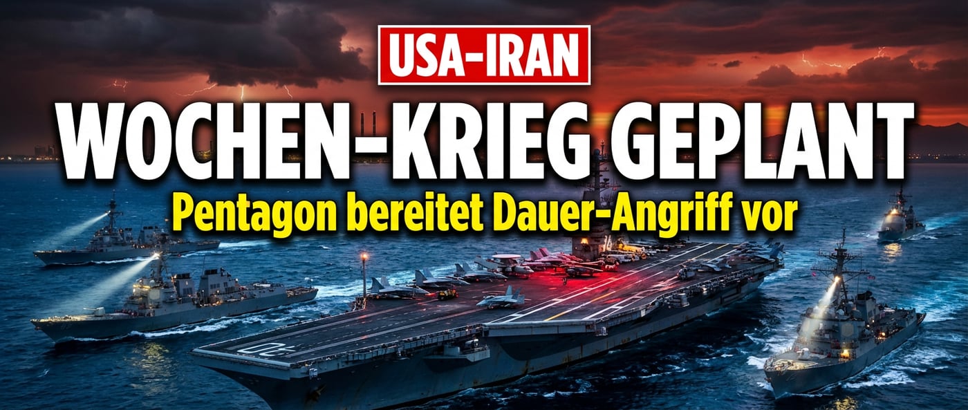 Eskalationsgefahr im Nahen Osten: US-Militär plant wochenlange Operationen gegen den Iran
