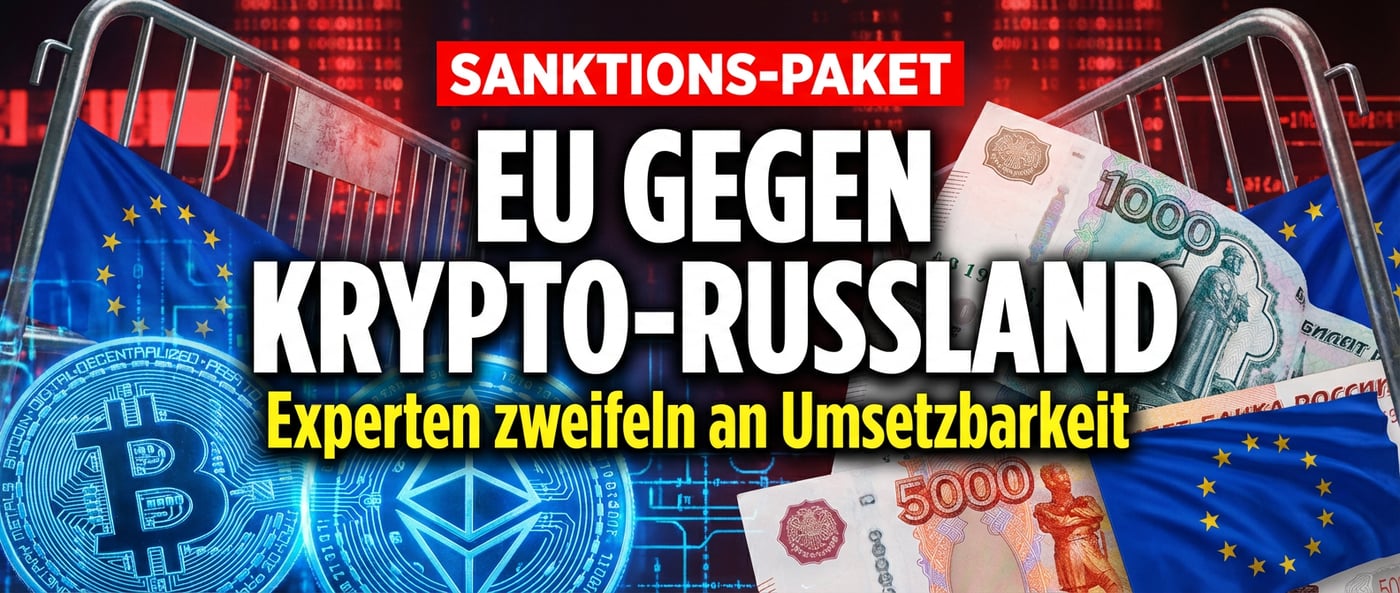 EU will Russlands Krypto-Schlupflöcher mit neuen Sanktionen schließen – doch Experten zweifeln