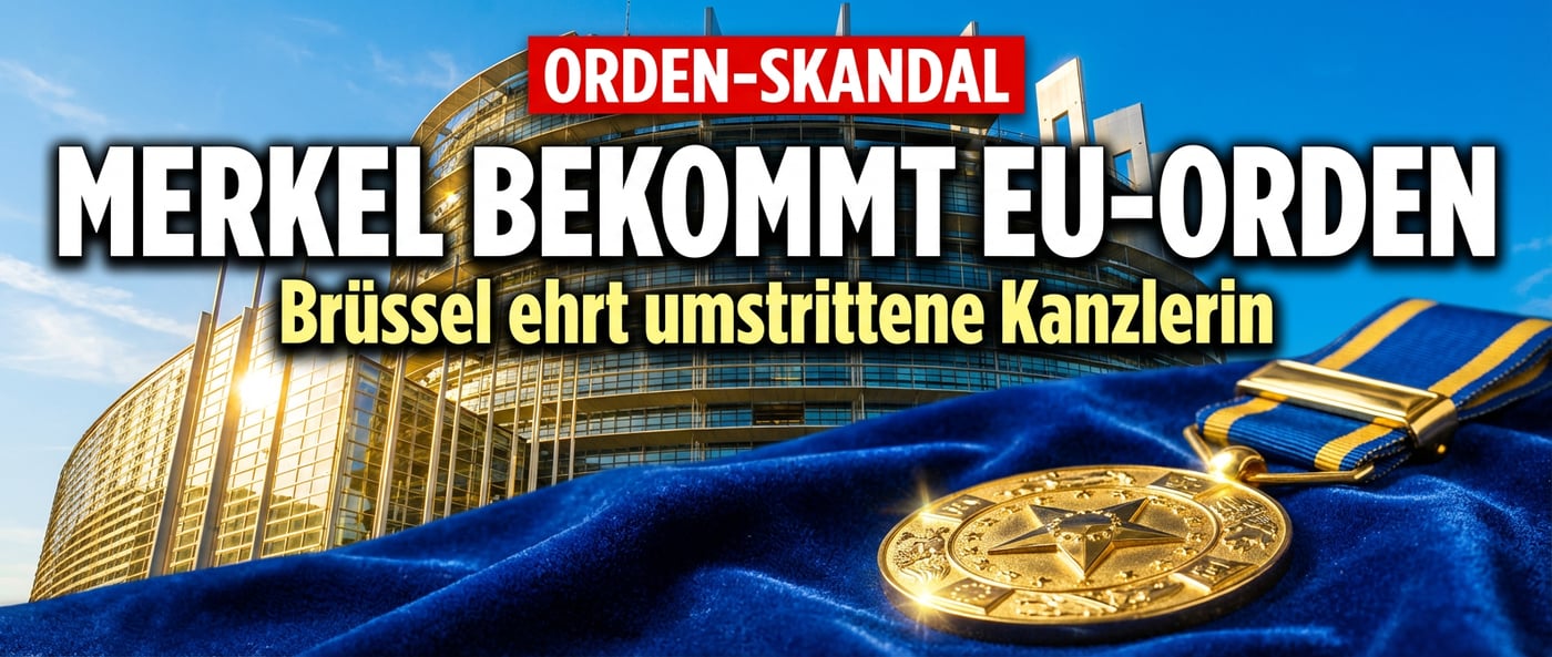 Europäischer Verdienstorden für Merkel: Brüsseler Selbstbeweihräucherung auf Kosten der Glaubwürdigkeit