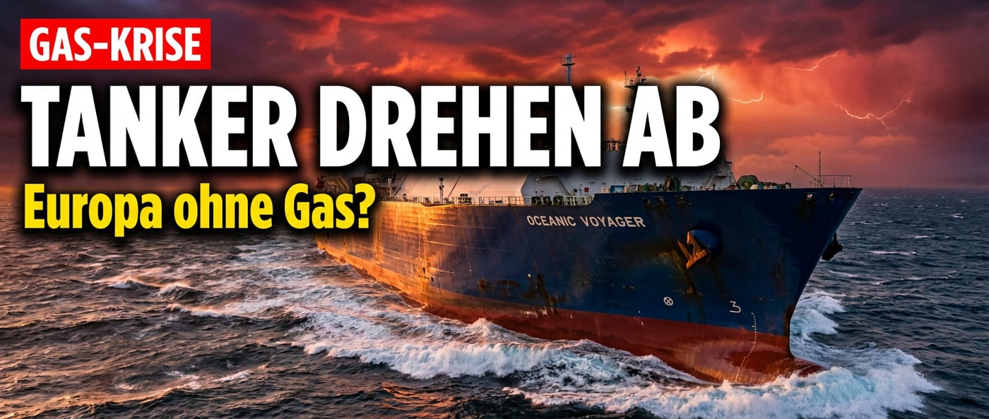 Europas Gasversorgung in Gefahr: LNG-Tanker drehen ab und steuern Richtung Asien