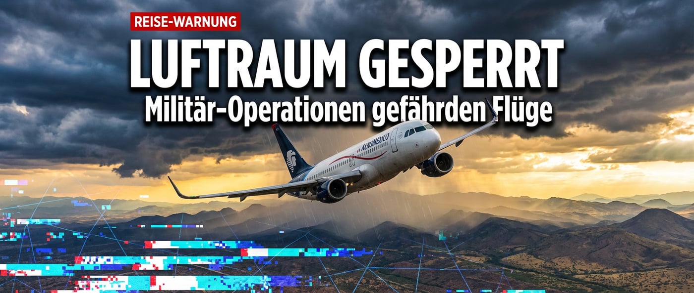 FAA schlägt Alarm: Militärische Aktivitäten über Mexiko gefährden zivile Luftfahrt