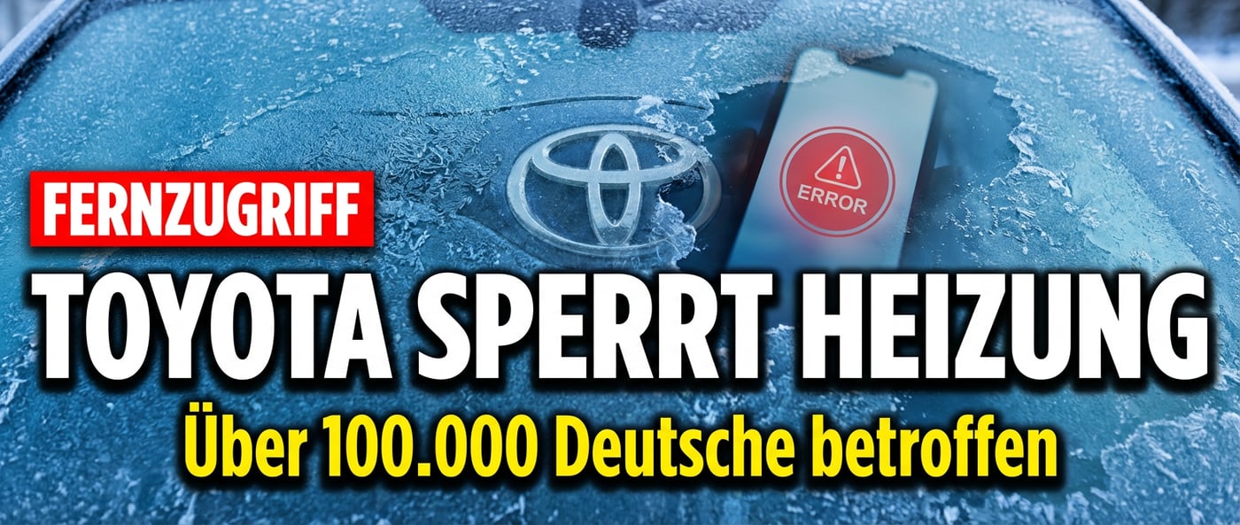 Fernabschaltung der Standheizung: Toyota-Konzern lässt über 100.000 Autobesitzer im Kalten stehen