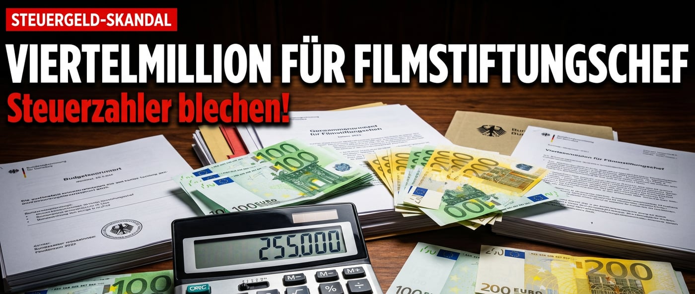 Filmstiftungschef kassiert Viertelmillion – auf Kosten der Steuerzahler und Rundfunkbeitragszahler